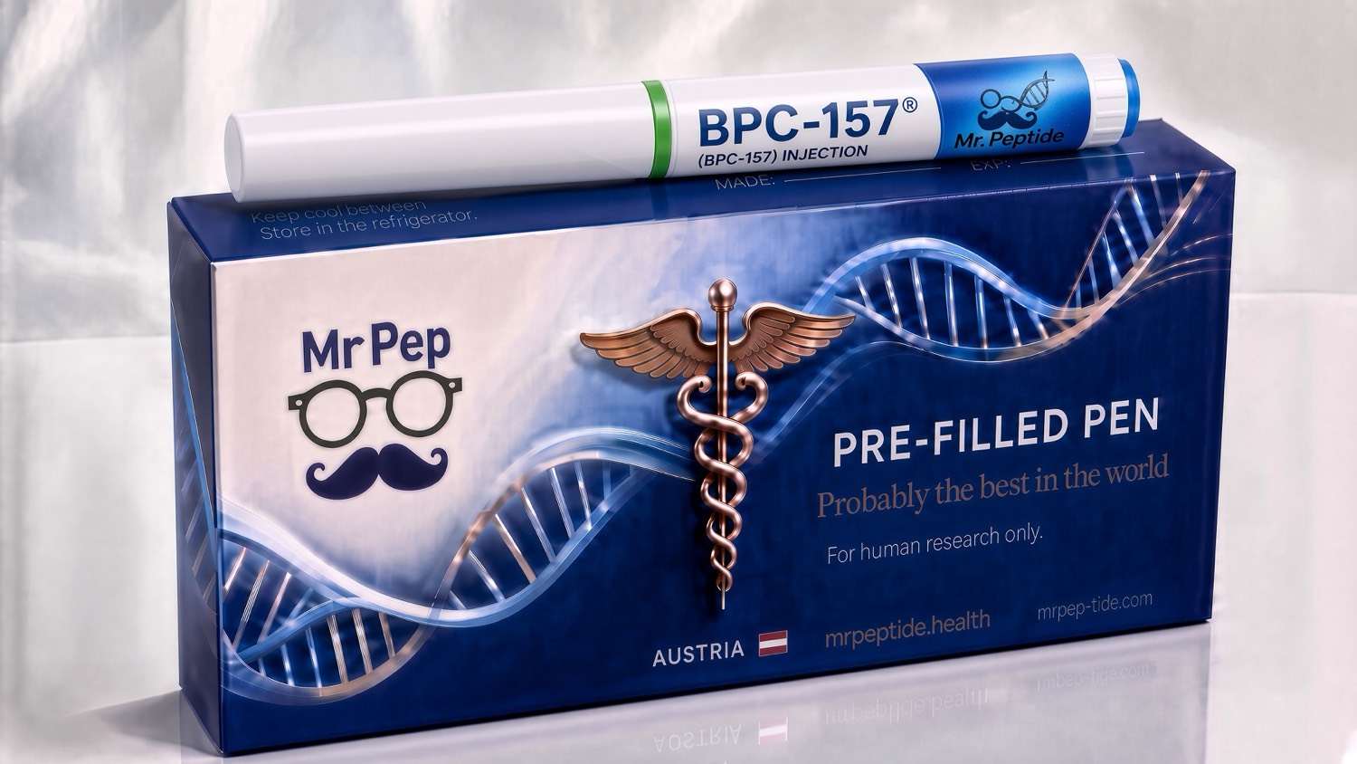 Mr Pep BPC-157 10 mg research box