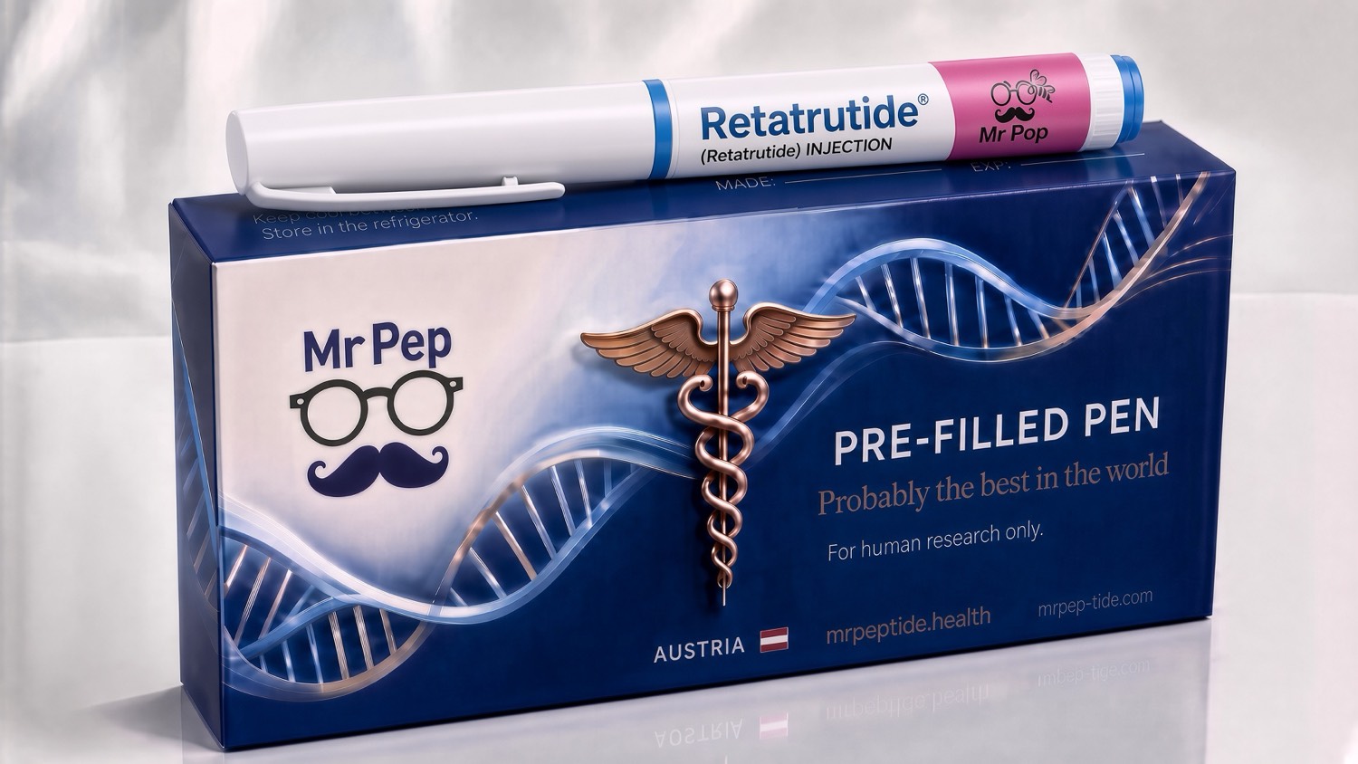 Mr Pep Retatrutide 10 mg research box